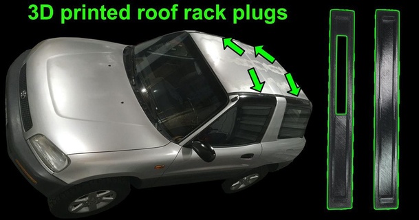 gen rav4 roof rack plugs paul shpakov download free stl model printablescom 3d models hobby & makers automotive 1997 cover plug 3d print model - Mito3D