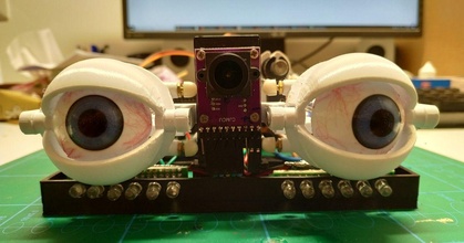 hareket takip et göz animatronik Nemrut galor indir Bedava stl model printablescom 3d modeller hobi yapımcılar elektronik arduino robotik 3d print model - Mito3D