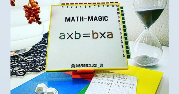 math magic scatola roberto colucci 3d Scarica gratuito stl modello printablescom Modelli apprendimento matematica gioco moltiplicazione 3d print model - Mito3D