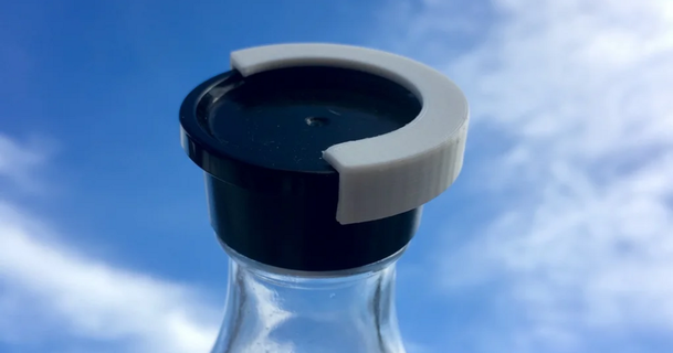 soda courant cristal bouteille casquette marqueur bizarre Télécharger libre stl modèle imprimablescom 3d modèles Ménage cuisine quotidien sodastream 3d print model - Mito3D