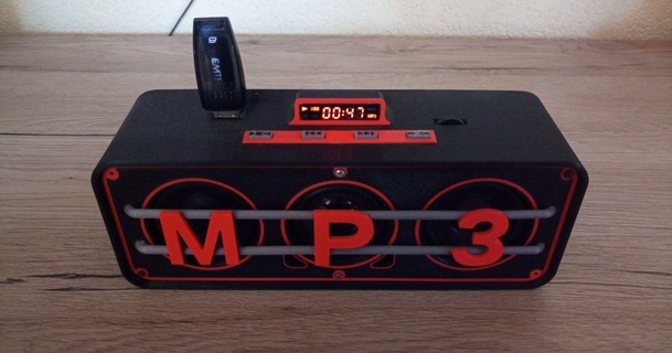 mp3 dr Télécharger libre stl modèle imprimablescom 3d modèles loisir fabricants électronique radio FM 3d print model - Mito3D