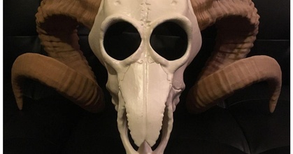 ram skull mask majorocd download free stl model printablescom 3d models costumes & accessories masks 3d print model - Mito3D