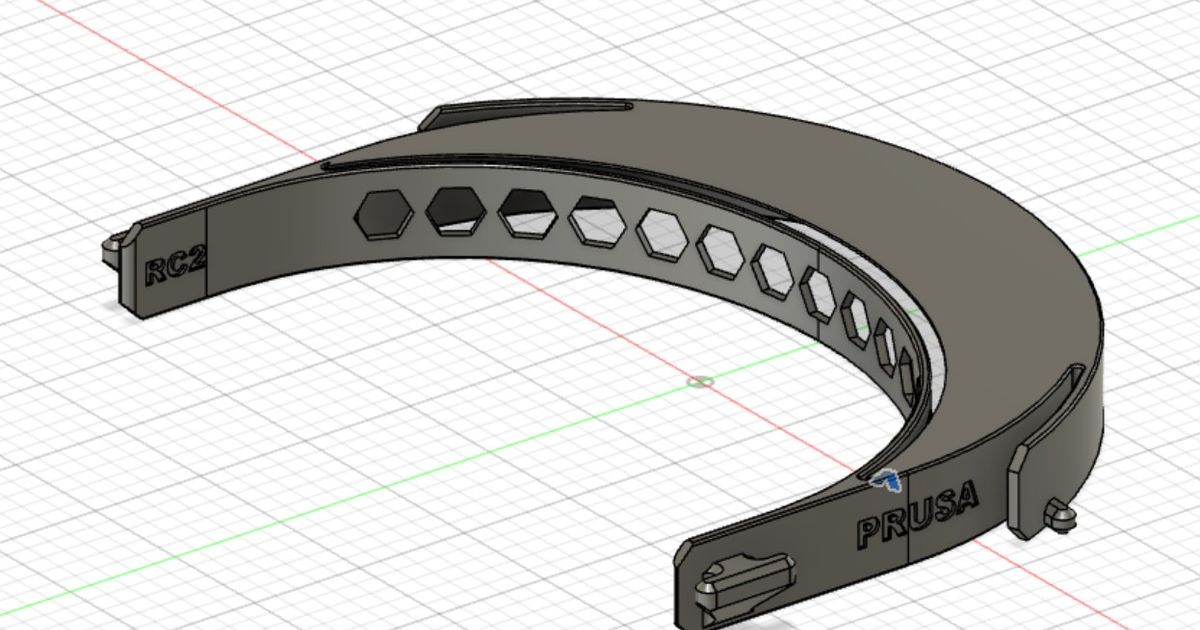 prusa protective face shield - rc2 covered brow ryan patridge download free stl model printablescom 3d models costumes & accessories masks 3D print model - Mito3D