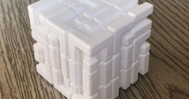 maze cube sos1sos1 download free stl model printablescom 3d models toys & games puzzles brain-teasers 3dpuzzle brainteaser puzzle rubik rubiks 3d print model - Mito3D