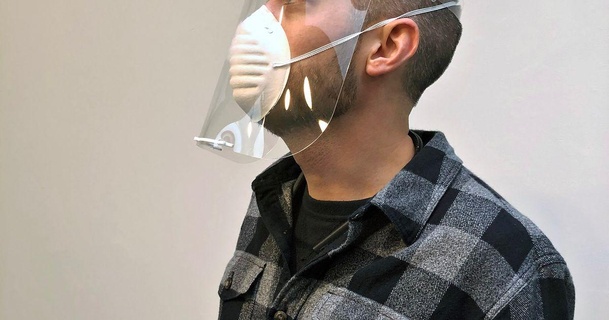 vite visage bouclier Noé li leger Télécharger libre stl modèle imprimablescom 3d modèles costumes accessoires masques masque 3d print model - Mito3D