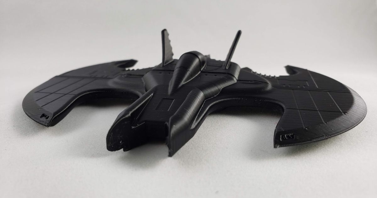 batman Batwing dsk001 indir Bedava stl model printablescom 3d modeller kostümler Aksesuarlar sahne mini destek gizli araç 3D print model - Mito3D