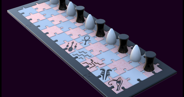 Senet Antik Mısırlı yazı tahtası oyun reactron60 indir Bedava stl model printablescom 3d modeller oyuncaklar oyunlar masa oyunu 3d print model - Mito3D