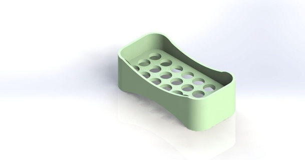 Sabonete prato Robin Zhang baixar livre stl modelo printablescom 3d modelos casa banheiro saboneteira 3d print model - Mito3D