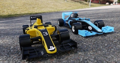 openrc f1 car - 1 10 rc danielnoree download free stl model printablescom 3d models hobby & makers robotics racecar formula1 3d print model - Mito3D