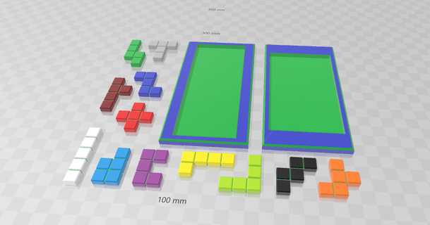 blok bulmaca salıncaklar indir Bedava stl model printablescom 3d modeller oyuncaklar oyunlar bulmacalar brain teasers Tetris 3d print model - Mito3D