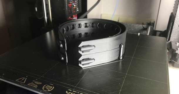 rc1 Stirnband pre stacked unterstützt Etikette 3d gedruckt Projekte download frei stl Modell Printablescom Modelle Gesundheitswesen medizinisch Werkzeuge Gesicht Gesichtsschutz Schild Stapel 3d print model - Mito3D