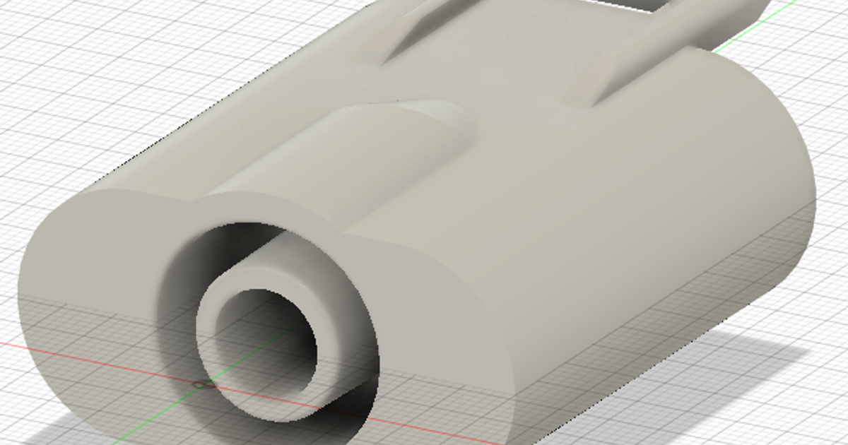 facilmente imprimível decatlo 1x 22f15m filtro adaptador Peter baixar livre stl modelo printablescom 3d modelos aparelhos mascarar 3D print model - Mito3D