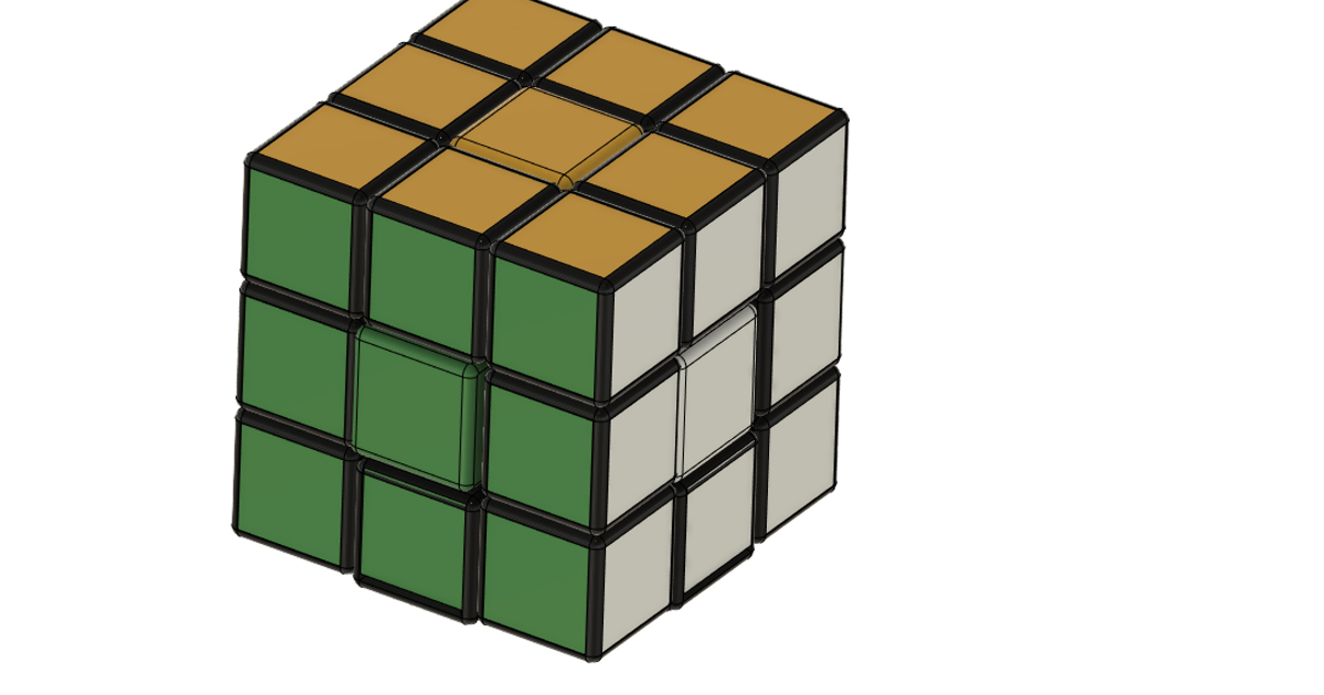 totalmente 3d impresso Rubik's cubo baixar livre stl modelo printablescom modelos brinquedos jogos quebra cabeças brain teasers rubikscube cubos rubi 3D print model - Mito3D
