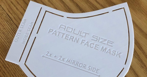 modèle DIY tissu visage masque foxee Télécharger libre stl imprimablescom 3d modèles mode accessoires covid covid19 covid19protection covidmask 3d print model - Mito3D