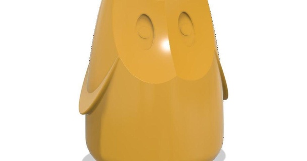 Owlie bas indir Bedava stl model printablescom 3d modeller Sanat tasarım heykeller baykuş 3d print model - Mito3D