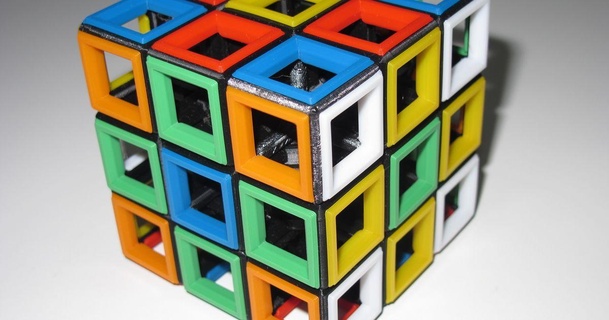 reticolo rubik's style cubo puzzle mmu non vintagepc Scarica gratuito stl modello printablescom 3d Modelli giocattoli Giochi brain teasers educativo latticecube reticolare 3d print model - Mito3D