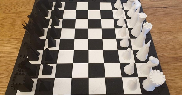 scacchi impostato facoltativamente magnetico Johnoldman Scarica gratuito stl modello printablescom 3d Modelli giocattoli Giochi tavola scacchiera pezzi degli set 3d print model - Mito3D