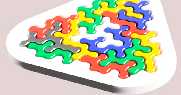 fractal puzzle danilo download free stl model printablescom 3d models toys & games board 3d print model - Mito3D