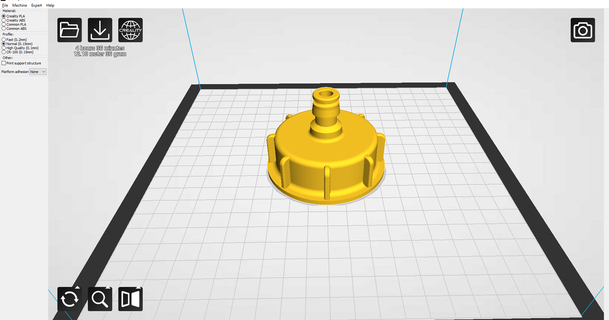 ibc riduzione rilascio rapido bachelite Scarica gratuito stl modello printablescom 3d Modelli domestico all'aperto giardino 3d print model - Mito3D