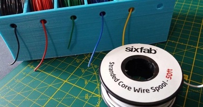 wirebox hold sixfab wire spools cd download free stl model printablescom 3d models hobby & makers organizers 3d print model - Mito3D
