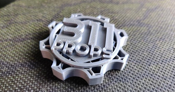 311 Requisiten Hersteller Münze 311props download frei stl Modell Printablescom 3d Modelle Drucker Prüfung Makercoin 3d print model - Mito3D