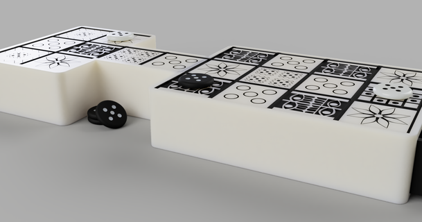 königlich Spiel ur tiefere Korn download frei stl Modell Printablescom 3d Modelle Spielzeuge Spiele Tafel Brettspiel Bildung Spaß Geschichte 3d print model - Mito3D
