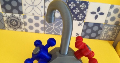 robinet rubinetto serratura Scarica gratuito stl modello printablescom 3d Modelli giocattoli Giochi 3d print model - Mito3D