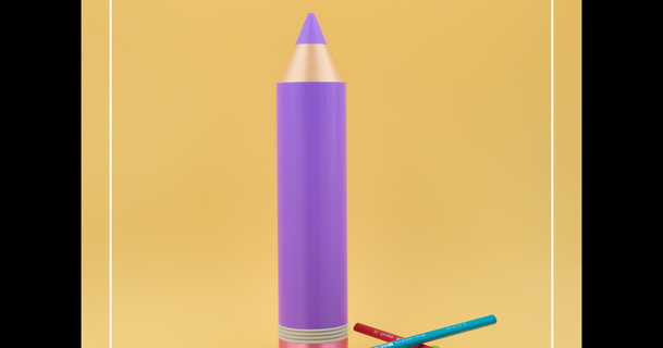 géant crayon boîte Télécharger libre stl modèle imprimablescom 3d modèles Ménage Bureau Kawai kawaii stylo 3d print model - Mito3D