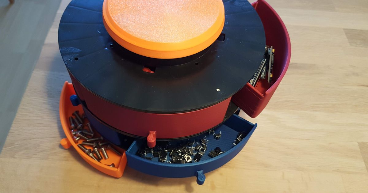 Prusa sıralama kule mk1 fredslund indir Bedava stl model printablescom 3d modeller hobi yapımcılar organizatörler masa düzenleyici filament havuzu destek yok desteğe gerek 3D print model - Mito3D