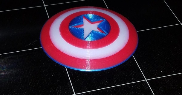 captain america shield refrigerator magnet gizmojim download free stl model printablescom 3d models toys & games 3d print model - Mito3D