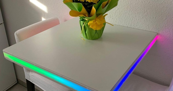 kitchen table led-stripe cover ws2812b fabian download free stl model printablescom 3d models household 3d print model - Mito3D