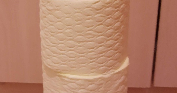 toilet paper roll stand tschaboo download free stl model printablescom 3d models household bathroom 3d print model - Mito3D