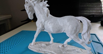 mármol caballo hipercolor descargar gratis stl modelo imprimiblescom 3d modelos Arte diseño esculturas pla ziro 3d print model - Mito3D