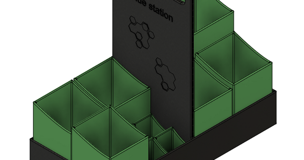 tray modular boxes owar download free stl model printablescom 3d models hobby & makers organizers box compartment epoxy glue 3d print model - Mito3D
