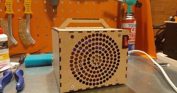 ozono Generatore scatola laser tagliare samgozman Scarica gratuito stl modello printablescom 3d Modelli passatempo creatori idee Taglio compensato 3d print model - Mito3D