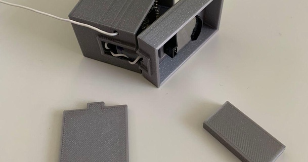 cassetta postale sensor arduino pro mini fabian Scarica gratuito stl modello printablescom 3d Modelli passatempo creatori elettronica casa intelligente sensore posta promini 3d print model - Mito3D