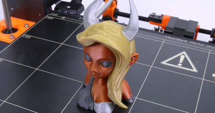 demon girls bust chimera prusa download free stl model printablescom 3d models art & design sculptures 3d print model - Mito3D
