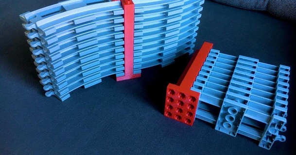 duplo treno rotaia Conservazione pilastro erik Scarica gratuito stl modello printablescom 3d Modelli giocattoli Giochi edificio binari pila 3d print model - Mito3D