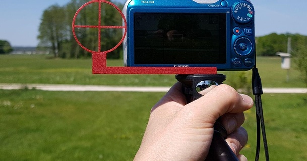 crosshair viewfinder filming fast moving objects hd creator download free stl model printablescom 3d models gadgets photo & video 3d print model - Mito3D