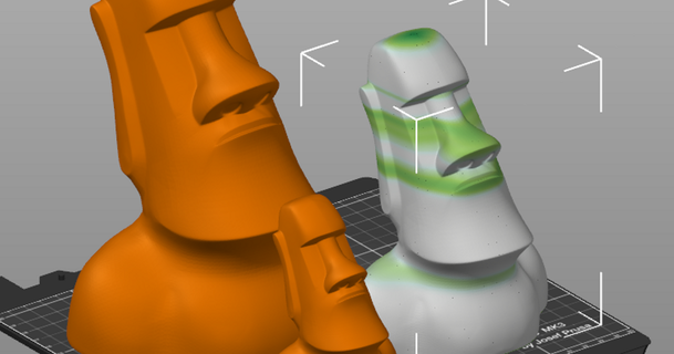 Moai Statue 3mf bereit drucken tixen download frei stl Modell Printablescom 3d Modelle Kunst Design Skulpturen rtp 3d print model - Mito3D