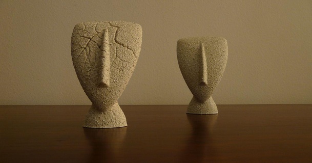 cicládico figuritas burbuja vacío descargar gratis stl modelo imprimiblescom 3d modelos Arte diseño esculturas antiguo griego estatuilla 3d print model - Mito3D