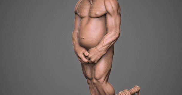 tímido gigante gobierno turco descargar gratis stl modelo imprimiblescom 3d modelos Arte diseño esculturas anatomía grande cuerpo personaje criatura 3d print model - Mito3D