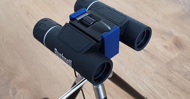 snap-on binocular tripod adapter bushnell 12x25 hd creator download free stl model printablescom 3d models gadgets photo & video tripodmount 3d print model - Mito3D