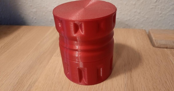 screw cap container - vase mode fredslund download free stl model printablescom 3d models household office nosupport nosupportneeded nosupports nosupportsneeded 3d print model - Mito3D