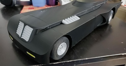 batmobile Aperto rc corpo cerchi dsk001 Scarica gratuito stl modello printablescom 3d Modelli passatempo creatori robotica animato Batman openrc serie animata 3d print model - Mito3D