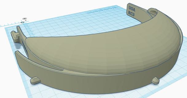 face shield 'brow' milehigh3der download free stl model printablescom 3d models healthcare medical tools faceshield prusa 3d print model - Mito3D