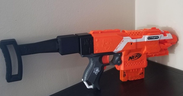 nerf stryfe tmp stock twisted metal prototyping download free stl model printablescom 3d models sports & outdoor upgrades 3d print model - Mito3D