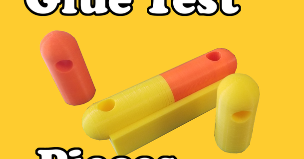glue test pieces iqless download free stl model printablescom 3d models hobby & makers tools 3d print model - Mito3D