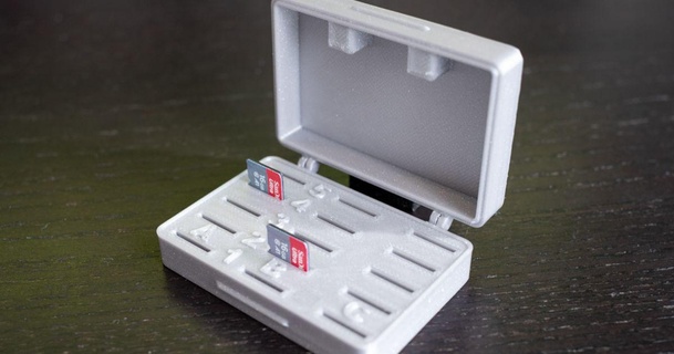 USD carte magnétique boîte 3x5 cartes recherches Télécharger libre stl modèle imprimablescom 3d modèles loisir fabricants organisateurs SD usd 3d print model - Mito3D