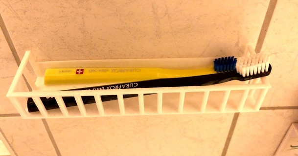 escova dente suporte banheiro baixar livre stl modelo printablescom 3d modelos casa 3d print model - Mito3D